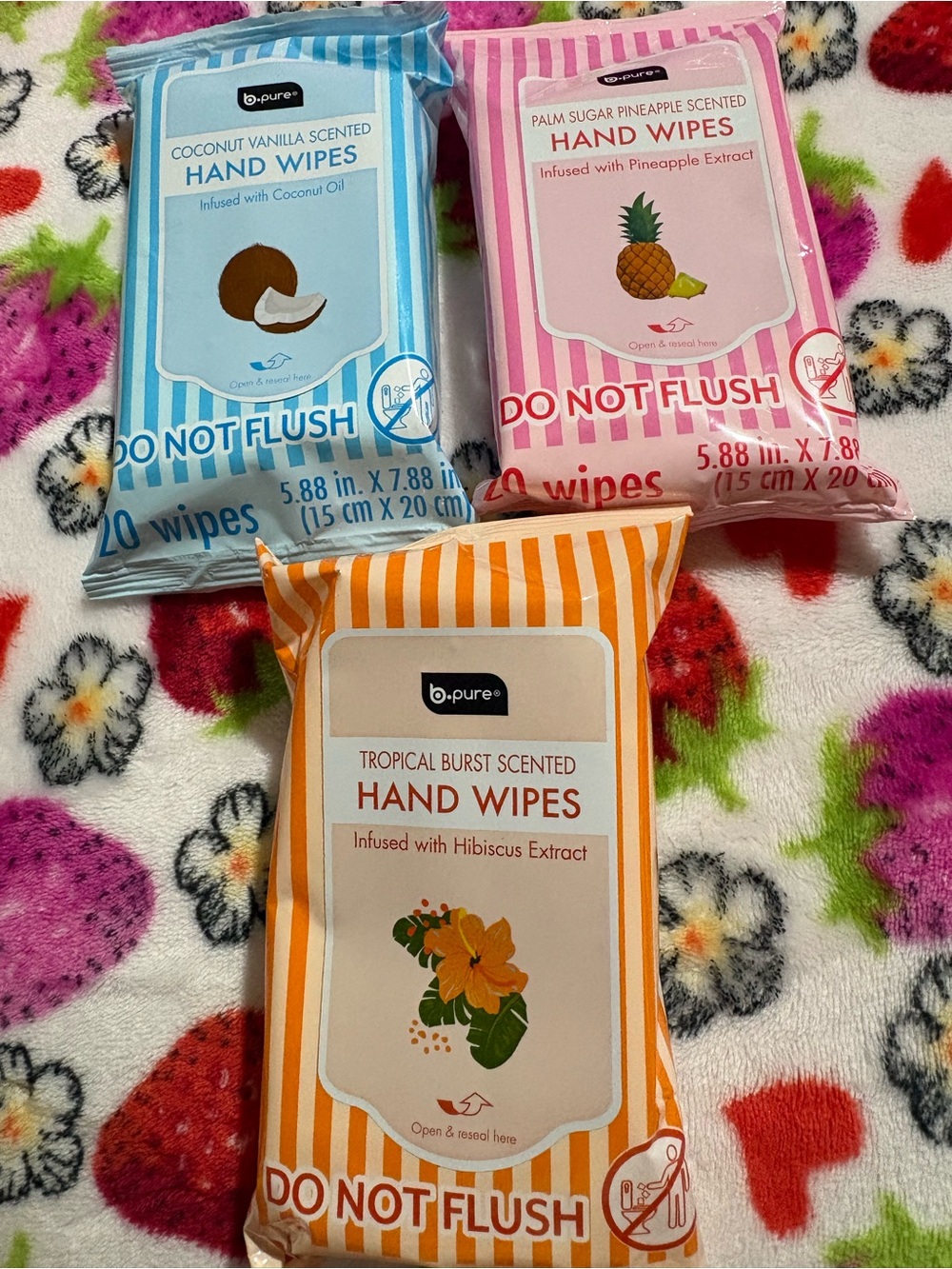 Tropical Burst Scented Hand Wipes — Orange